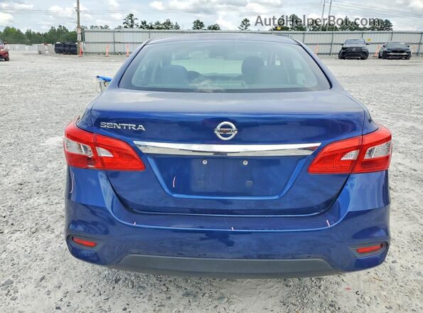 3N1AB7APXKY207154 2019 NISSAN SENTRA Blue Vista trasera
