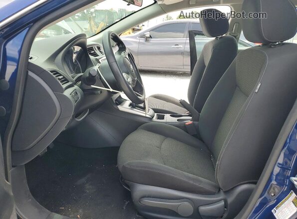 3N1AB7APXKY207154 2019 NISSAN SENTRA Blue Vista interior delantera