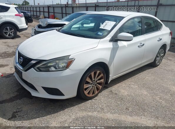 3N1AB7APXKY235679 2019 NISSAN SENTRA White Передня ліва чверть