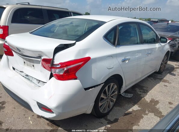 3N1AB7APXKY235679 2019 NISSAN SENTRA White Задня права чверть