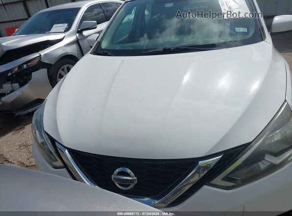 3N1AB7APXKY235679 2019 NISSAN SENTRA White Вид щитка приладів