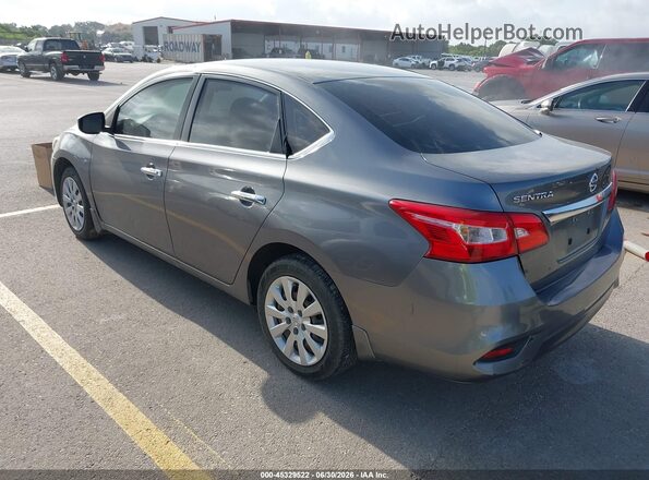 3N1AB7APXKY248075 2019 NISSAN SENTRA Silver Tył lewy