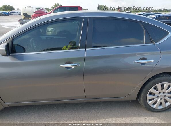 3N1AB7APXKY248075 2019 NISSAN SENTRA Silver Widok wnętrza 360 stopni
