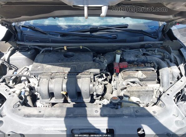3N1AB7APXKY248075 2019 NISSAN SENTRA Silver Widok z tyłu