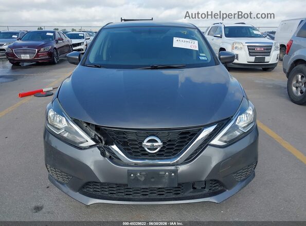 3N1AB7APXKY248075 2019 NISSAN SENTRA Silver Widok zestawu wskaźników