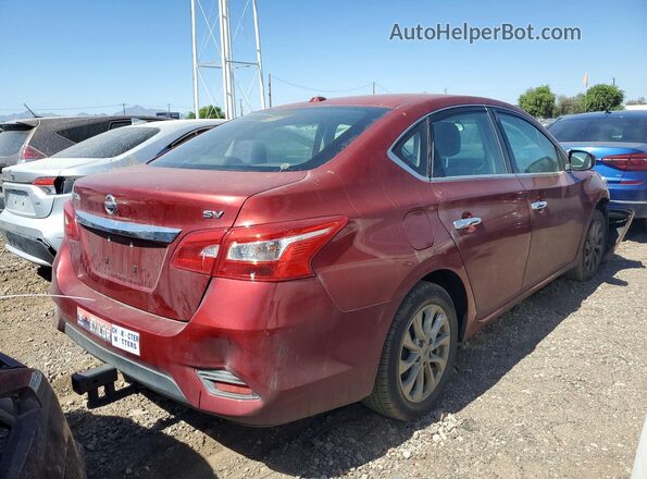 3N1AB7APXKY264230 2019 NISSAN SENTRA Red Rear right
