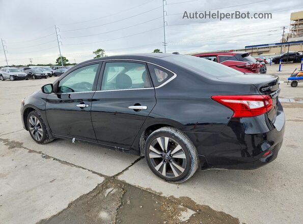 3N1AB7APXKY266625 2019 NISSAN SENTRA Black Trasero izquierdo