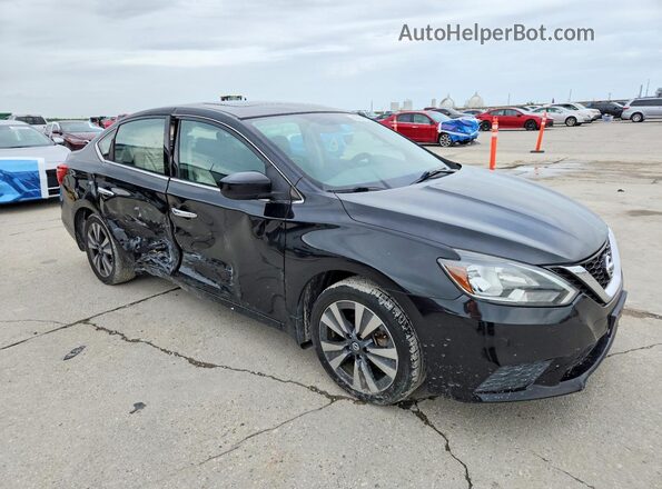3N1AB7APXKY266625 2019 NISSAN SENTRA Black Delantero derecho