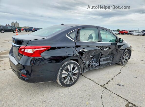 3N1AB7APXKY266625 2019 NISSAN SENTRA Black Trasero derecho