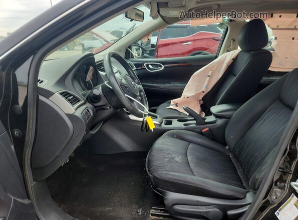 3N1AB7APXKY266625 2019 NISSAN SENTRA Black Vista interior delantera
