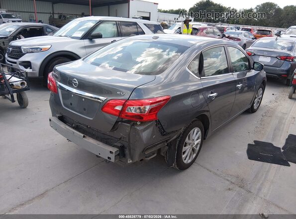 3N1AB7APXKY279763 2019 NISSAN SENTRA Gray Trasero derecho