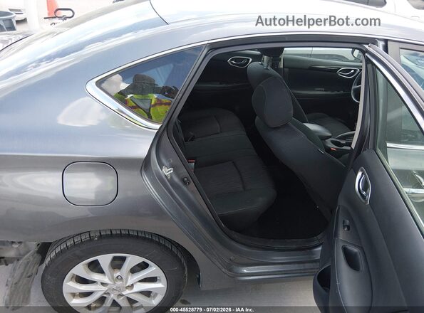 3N1AB7APXKY279763 2019 NISSAN SENTRA Gray Vista de la etiqueta del VIN