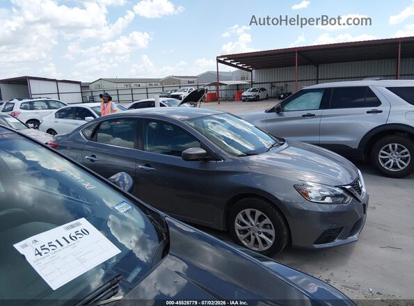 3N1AB7APXKY279763 2019 NISSAN SENTRA Gray Vista interior de 360 grados