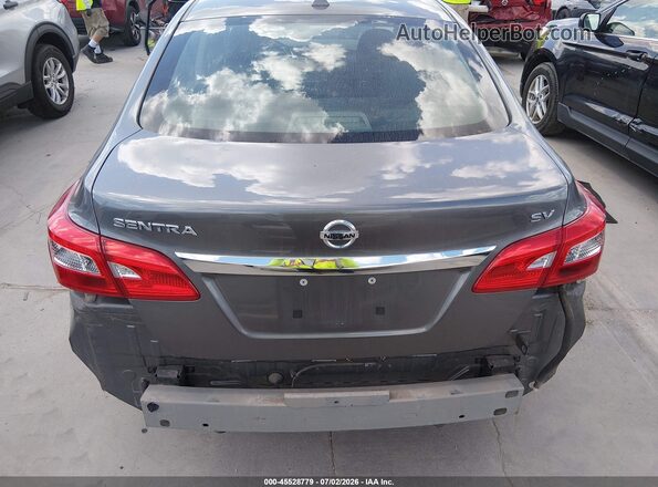 3N1AB7APXKY279763 2019 NISSAN SENTRA Gray 