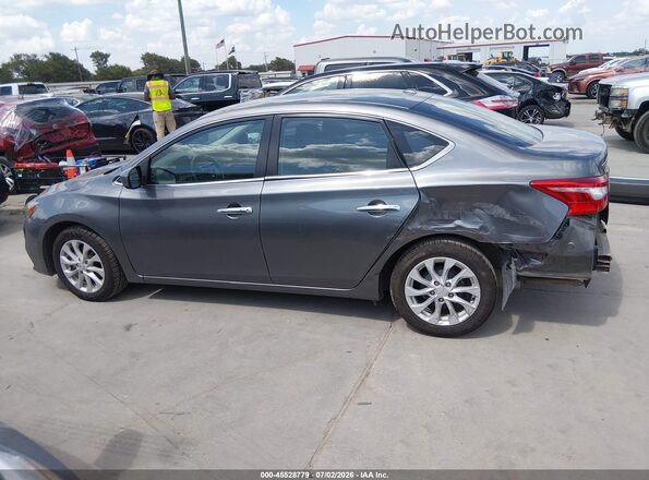 3N1AB7APXKY279763 2019 NISSAN SENTRA Gray 