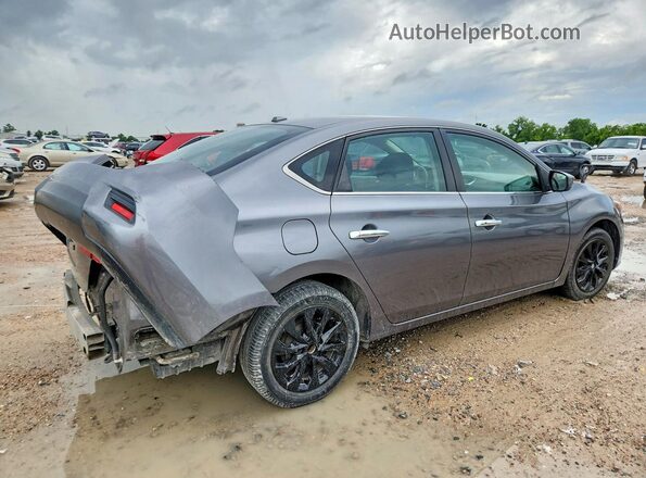 3N1AB7APXKY280282 2019 NISSAN SENTRA Gray Trasero derecho