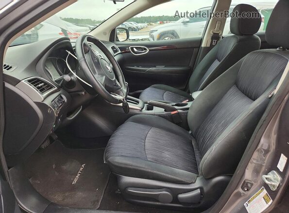 3N1AB7APXKY280282 2019 NISSAN SENTRA Gray Vista interior delantera