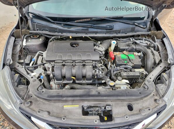 3N1AB7APXKY280282 2019 NISSAN SENTRA Gray Vista interior trasera