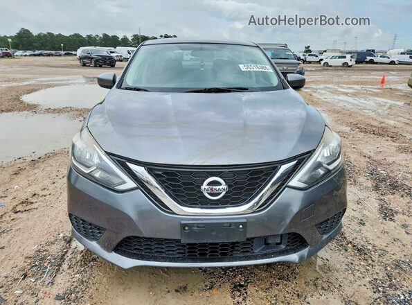 3N1AB7APXKY280282 2019 NISSAN SENTRA Gray Vista frontal