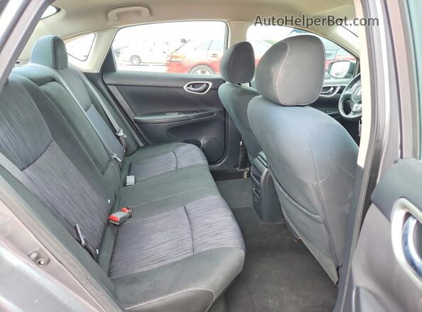 3N1AB7APXKY280282 2019 NISSAN SENTRA Gray Vista de los asientos traseros