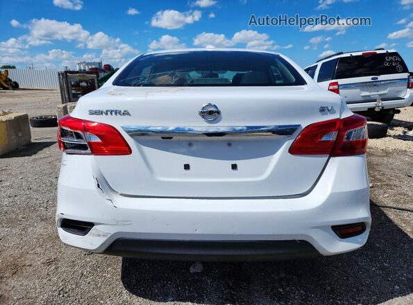 3N1AB7APXKY322174 2019 NISSAN SENTRA Белый Вид сзади