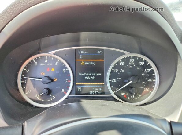 3N1AB7APXKY322174 2019 NISSAN SENTRA Белый Вид щитка приборов