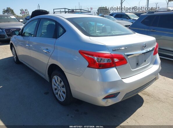 3N1AB7APXKY325009 2019 NISSAN SENTRA Серый Задняя левая четверть