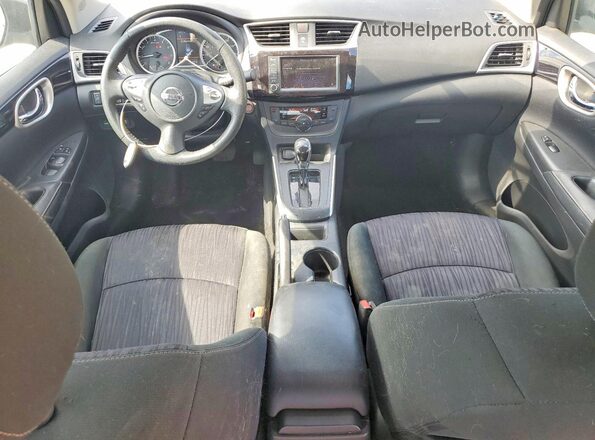 3N1AB7APXKY342585 2019 NISSAN SENTRA Silver წინა პანელის ხედი