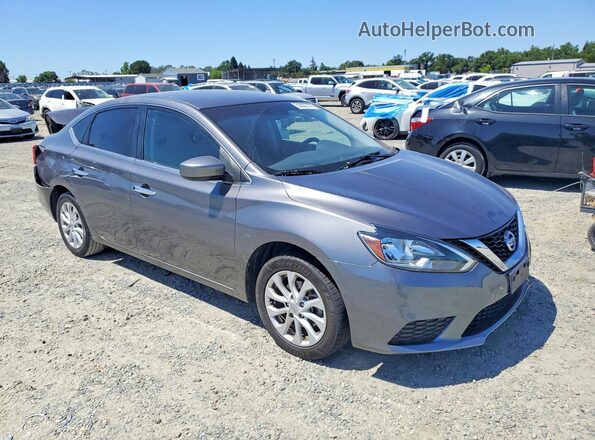 3N1AB7APXKY372007 2019 NISSAN SENTRA Charcoal Առջևի աջ