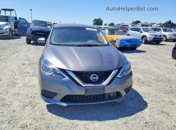 3N1AB7APXKY372007 2019 NISSAN SENTRA Charcoal Դիմացի տեսք