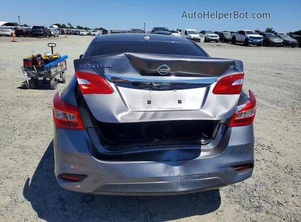 3N1AB7APXKY372007 2019 NISSAN SENTRA Charcoal Հետևի տեսք