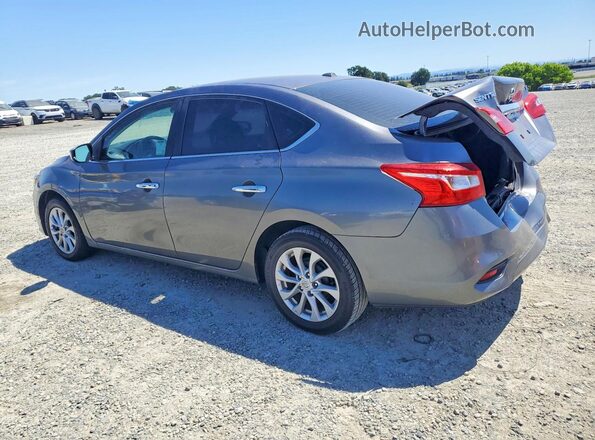 3N1AB7APXKY372007 2019 NISSAN SENTRA Charcoal Հետևի ձախ