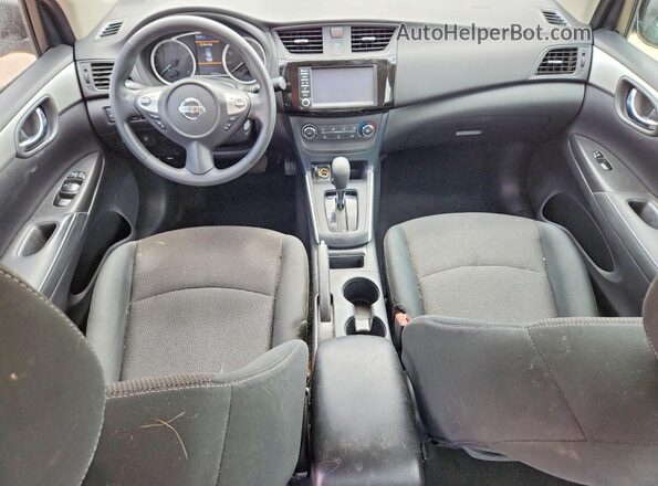 3N1AB7APXKY380978 2019 NISSAN SENTRA Gray წინა პანელის ხედი