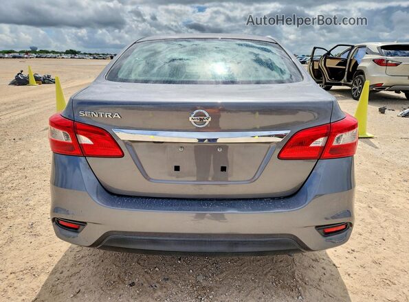 3N1AB7APXKY380978 2019 NISSAN SENTRA Gray უკანა ხედი