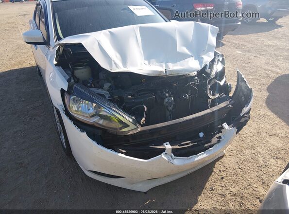 3N1AB7APXKY399949 2019 NISSAN SENTRA White Вид спереду