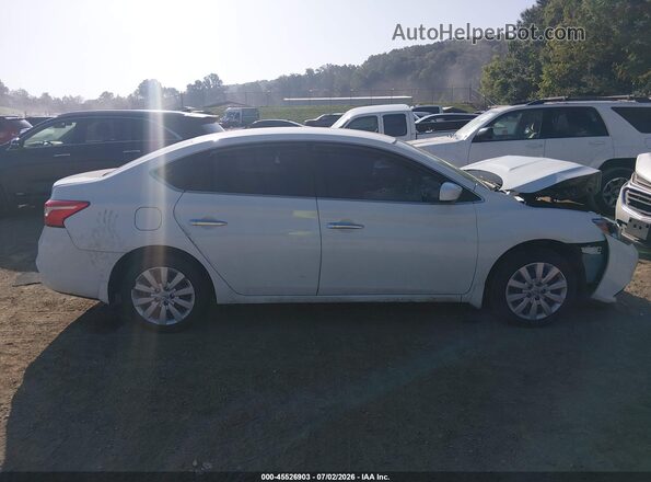 3N1AB7APXKY399949 2019 NISSAN SENTRA White Вид задньої частини салону