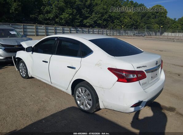 3N1AB7APXKY399949 2019 NISSAN SENTRA White Задня ліва чверть