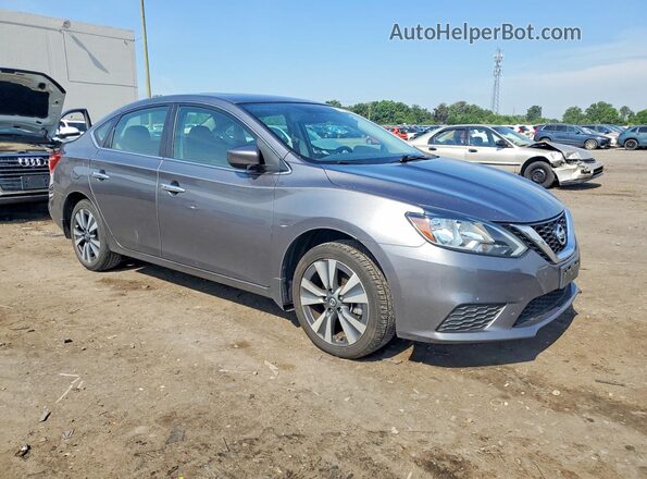 3N1AB7APXKY402400 2019 NISSAN SENTRA Gray Передня права чверть