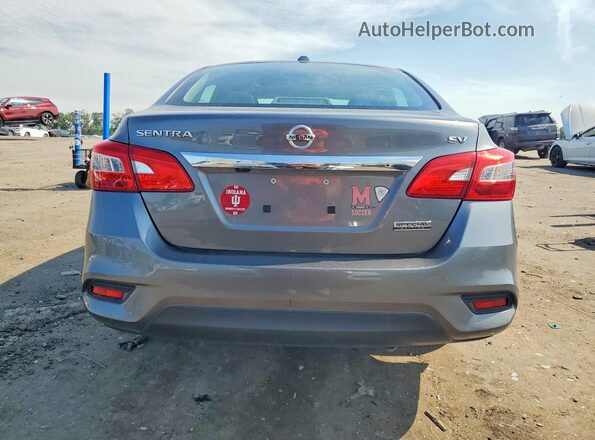 3N1AB7APXKY402400 2019 NISSAN SENTRA Gray Вид ззаду