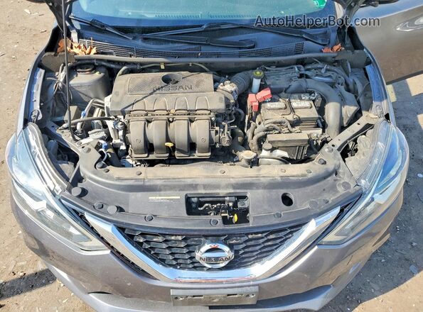 3N1AB7APXKY402400 2019 NISSAN SENTRA Gray Вид задньої частини салону