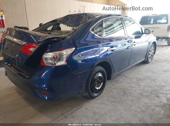 3N1AB7APXKY408942 2019 NISSAN SENTRA Dark Blue Հետևի աջ