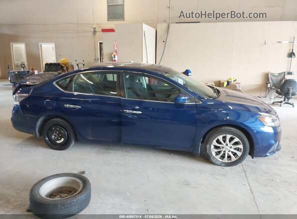 3N1AB7APXKY408942 2019 NISSAN SENTRA Dark Blue Սալոնի հետևի տեսք