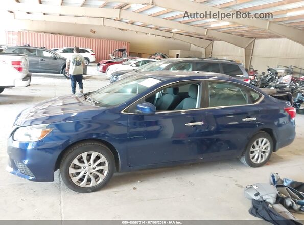 3N1AB7APXKY408942 2019 NISSAN SENTRA Dark Blue Սալոնի 360 աստիճան տեսք