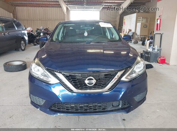 3N1AB7APXKY408942 2019 NISSAN SENTRA Dark Blue Սարքավորումների վահանակի տեսք