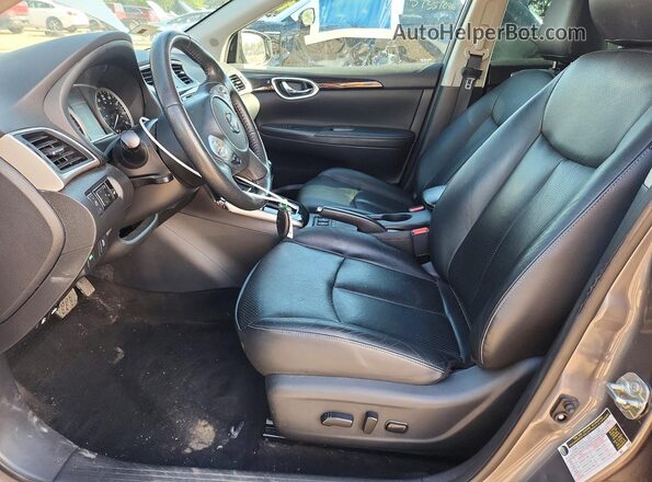 3N1AB7APXKY417916 2019 NISSAN SENTRA Gray Вид салону спереду