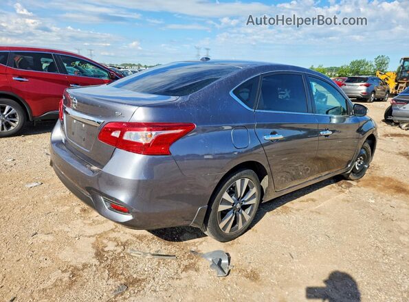 3N1AB7APXKY417916 2019 NISSAN SENTRA Gray Задня права чверть