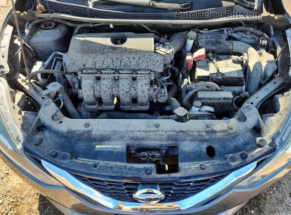 3N1AB7APXKY417916 2019 NISSAN SENTRA Gray Вид задньої частини салону