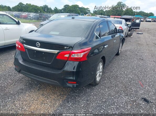 3N1AB7APXKY448146 2019 NISSAN SENTRA Black Հետևի աջ