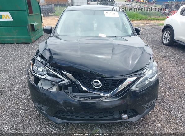 3N1AB7APXKY448146 2019 NISSAN SENTRA Black Սարքավորումների վահանակի տեսք