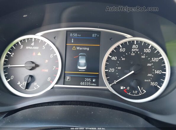 3N1AB7APXKY457848 2019 NISSAN SENTRA Black უკანა სავარძლების ხედი